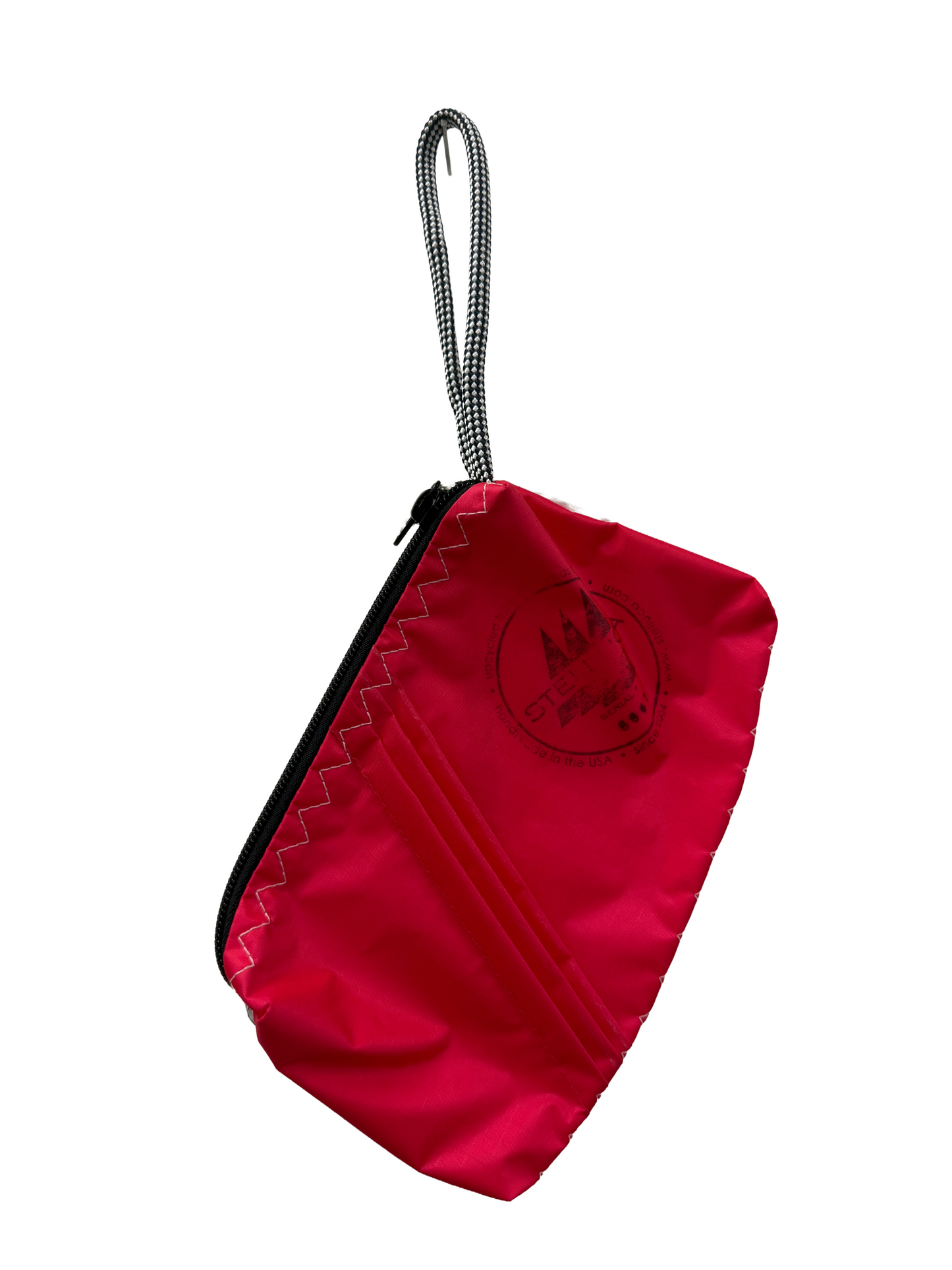 White & Deep Pink Clutch