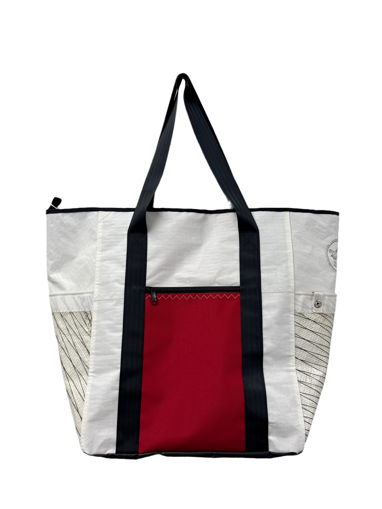 Red & Navy Beach Tote