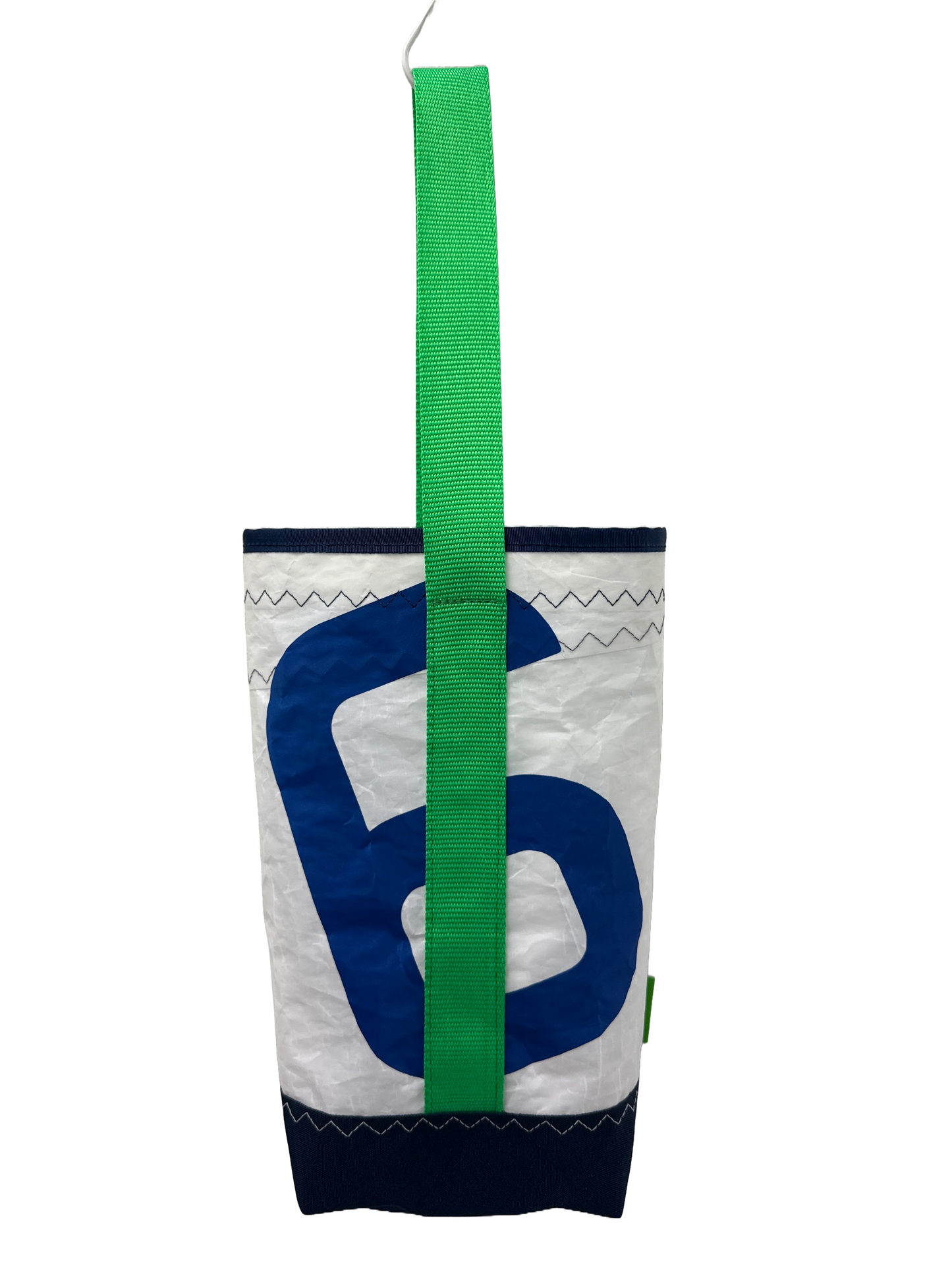 Bright Green/Blue Wine Tote #6
