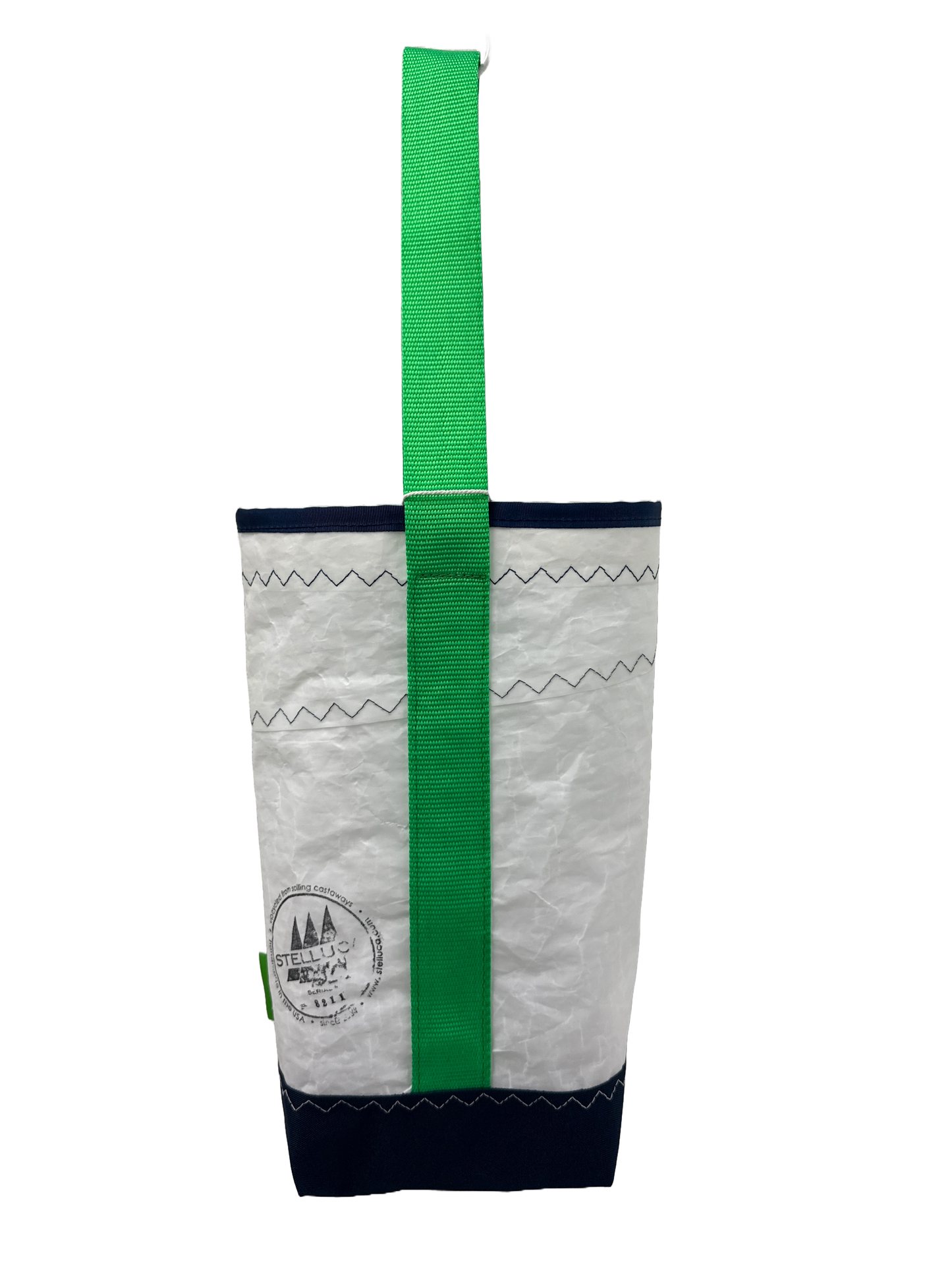 Bright Green/Blue Wine Tote #6