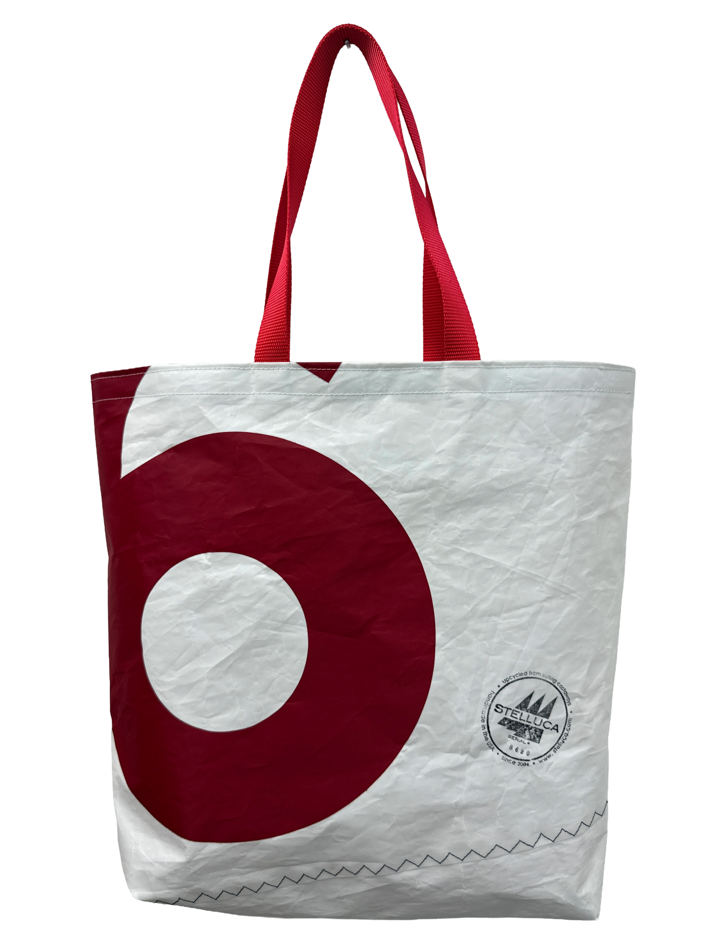 Red Grocery Tote #36