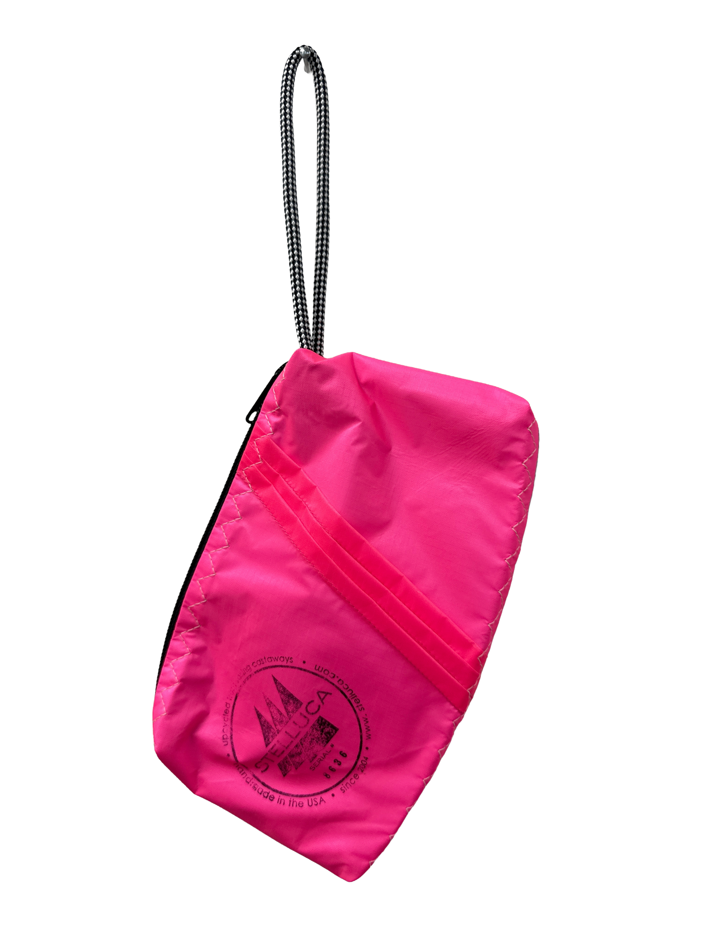 Silver & Hot Pink Clutch