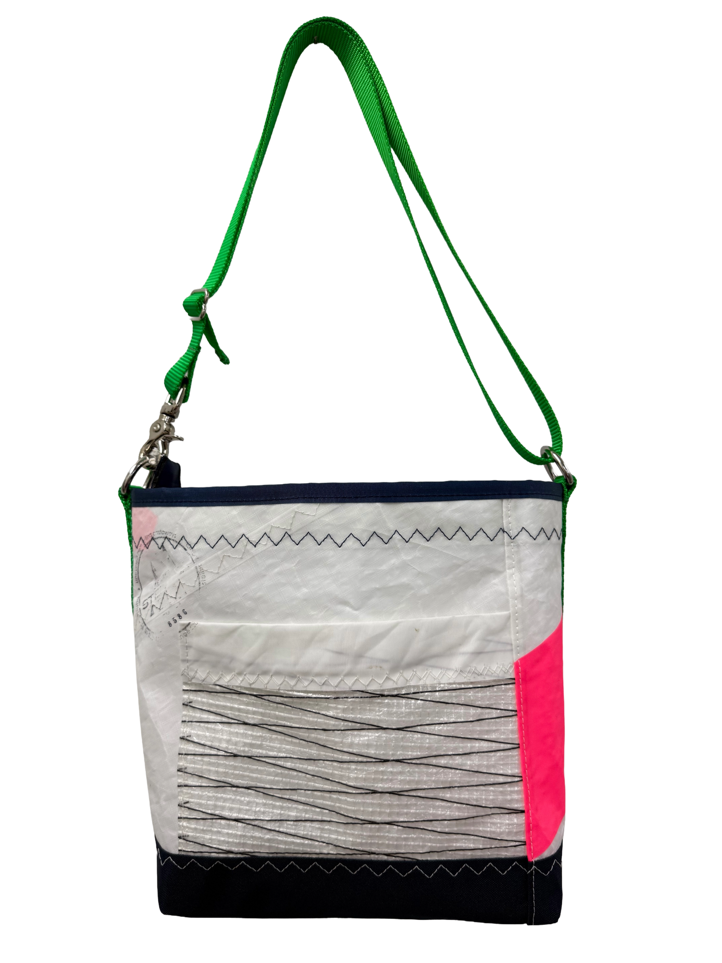 Hot Pink & Navy Crossbody Medium