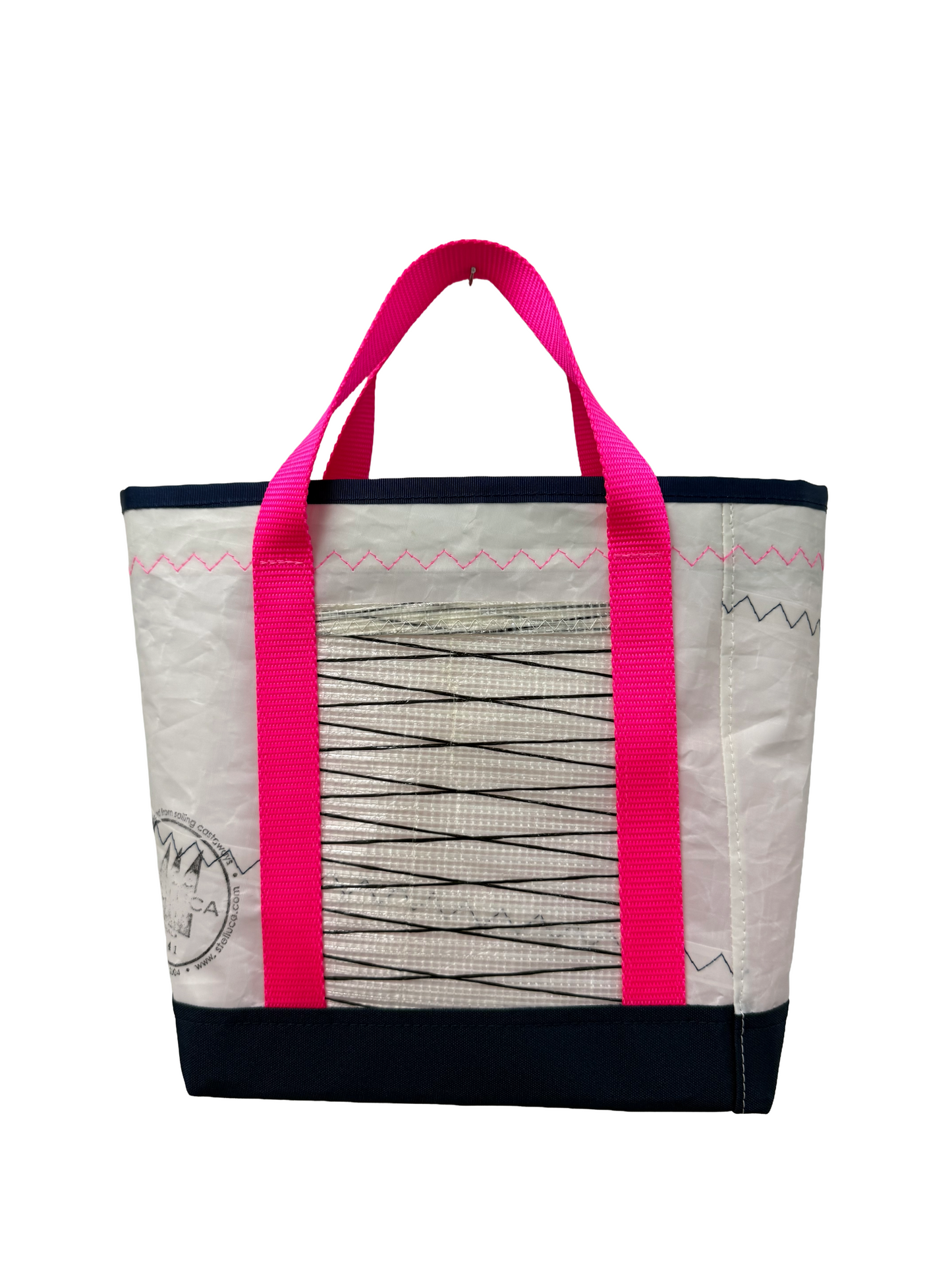 Navy & Pink Mini Tote