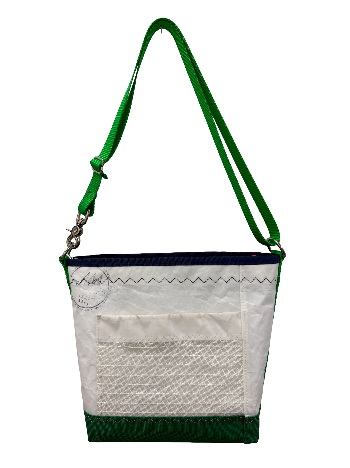 Bright Green & Pink Crossbody Medium