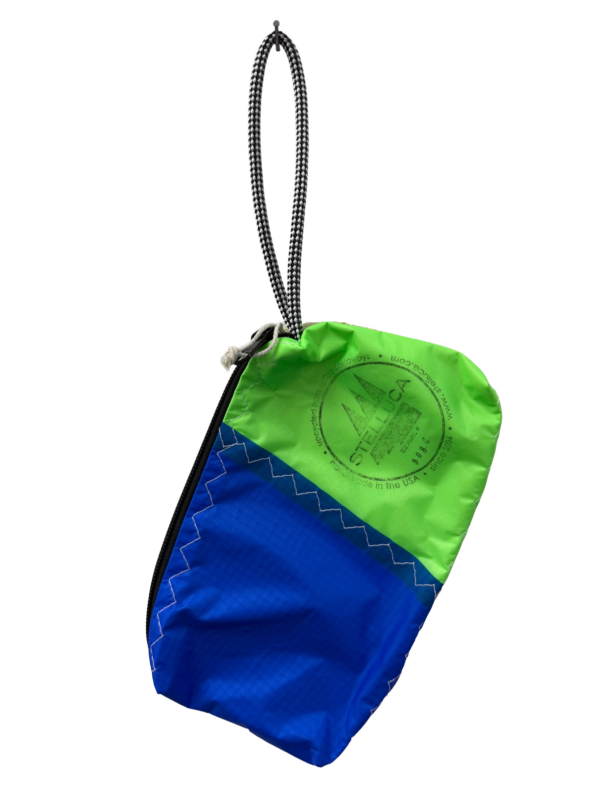 Lime & Blue Clutch