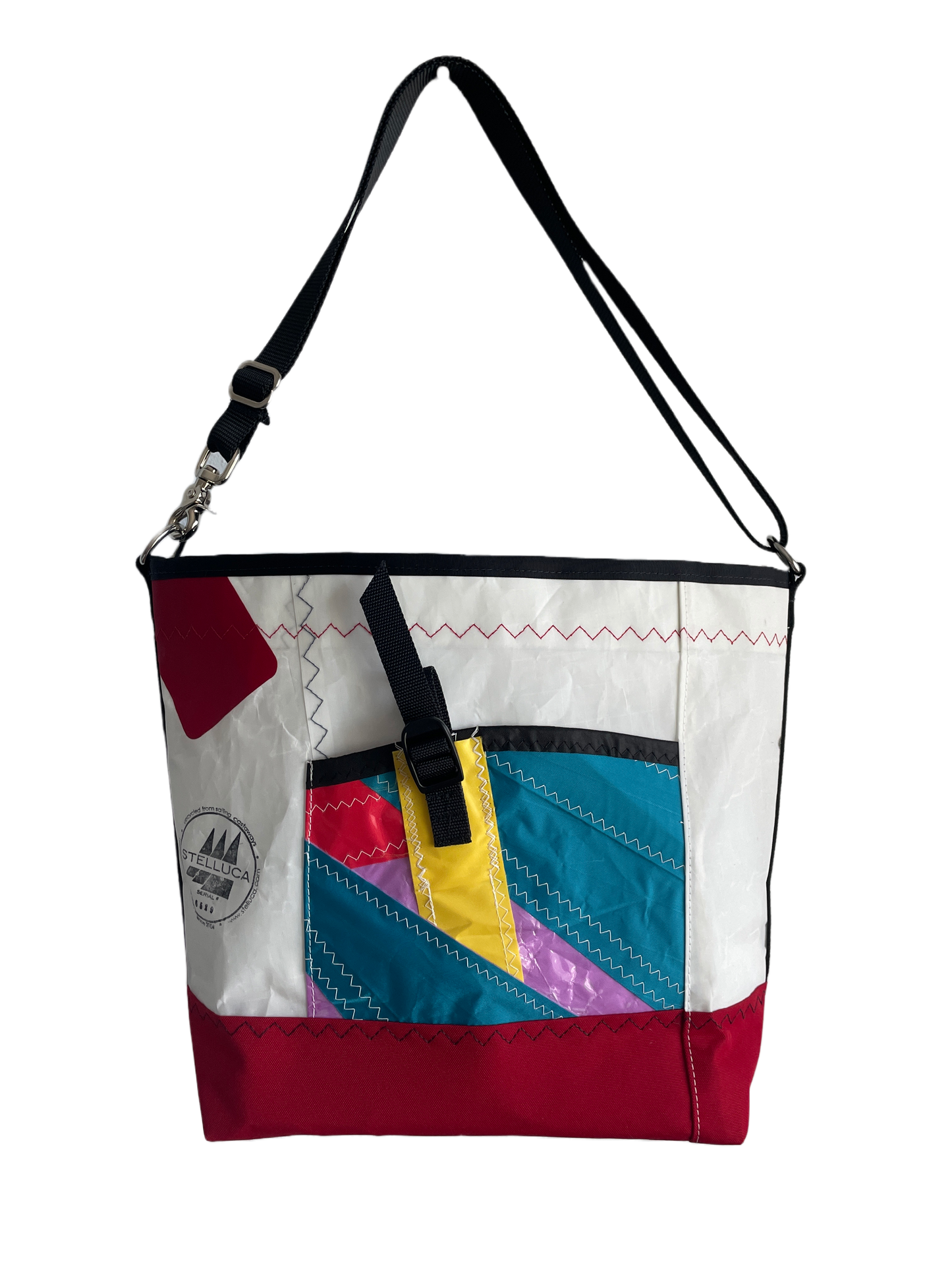 Red & Black Crossbody Large