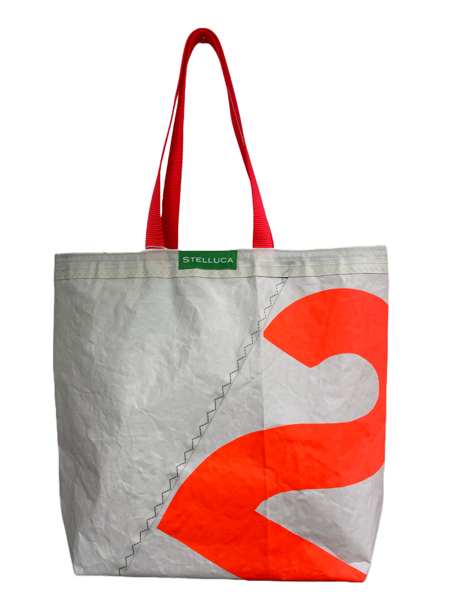 Orange Grocery Tote #2
