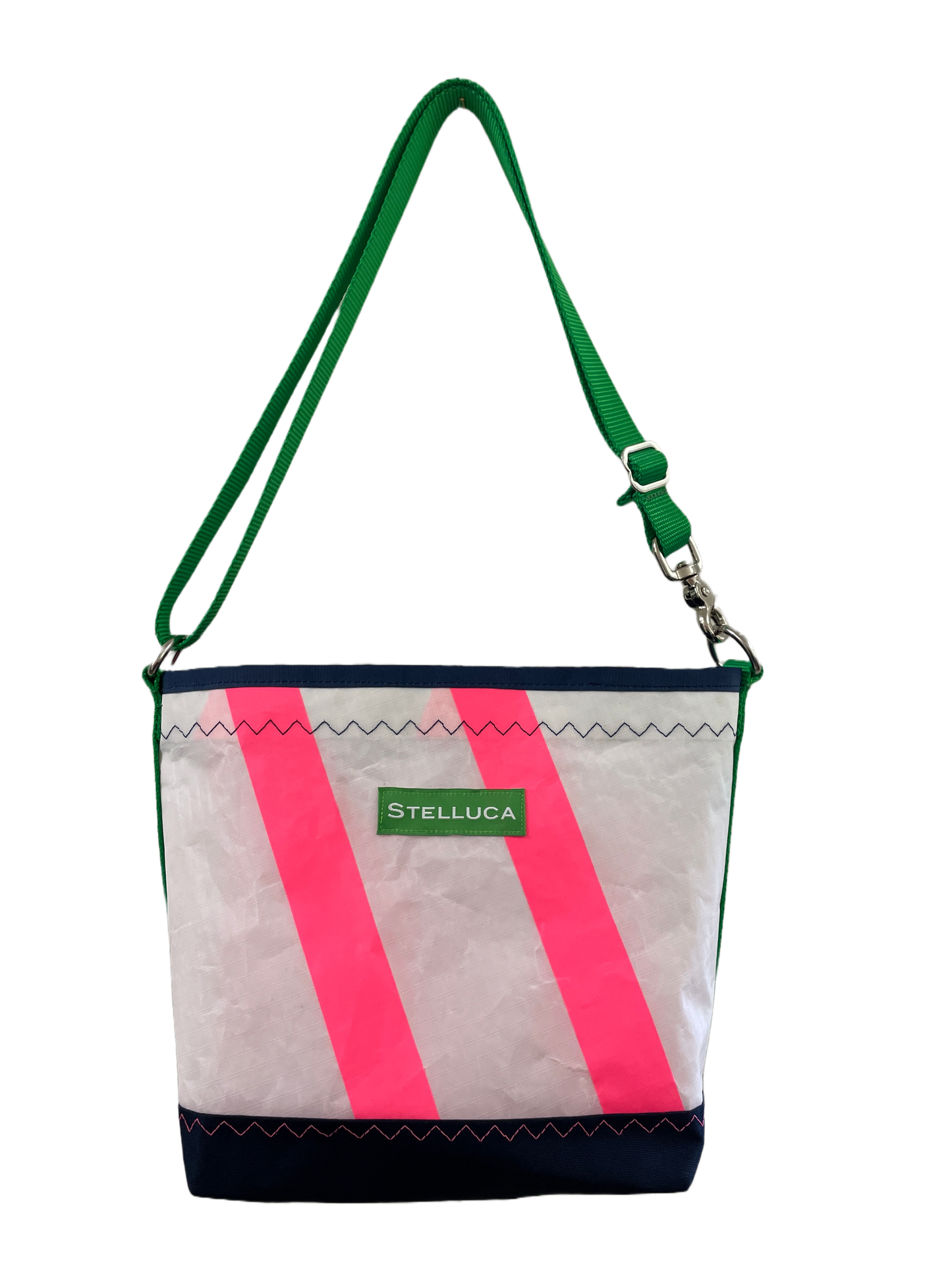 Hot Pink & Green Crossbody Medium