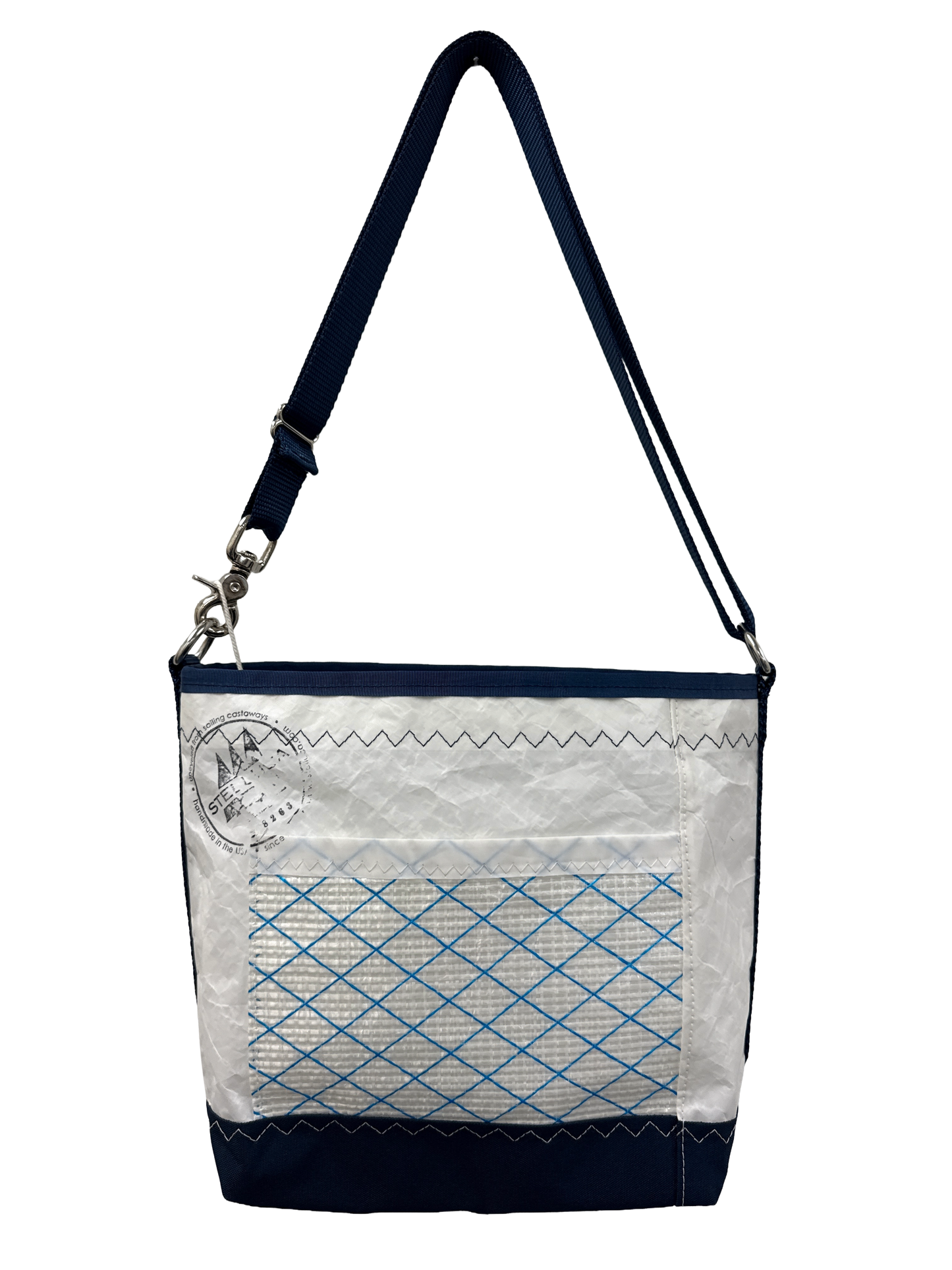 Green & Navy Crossbody Medium #6