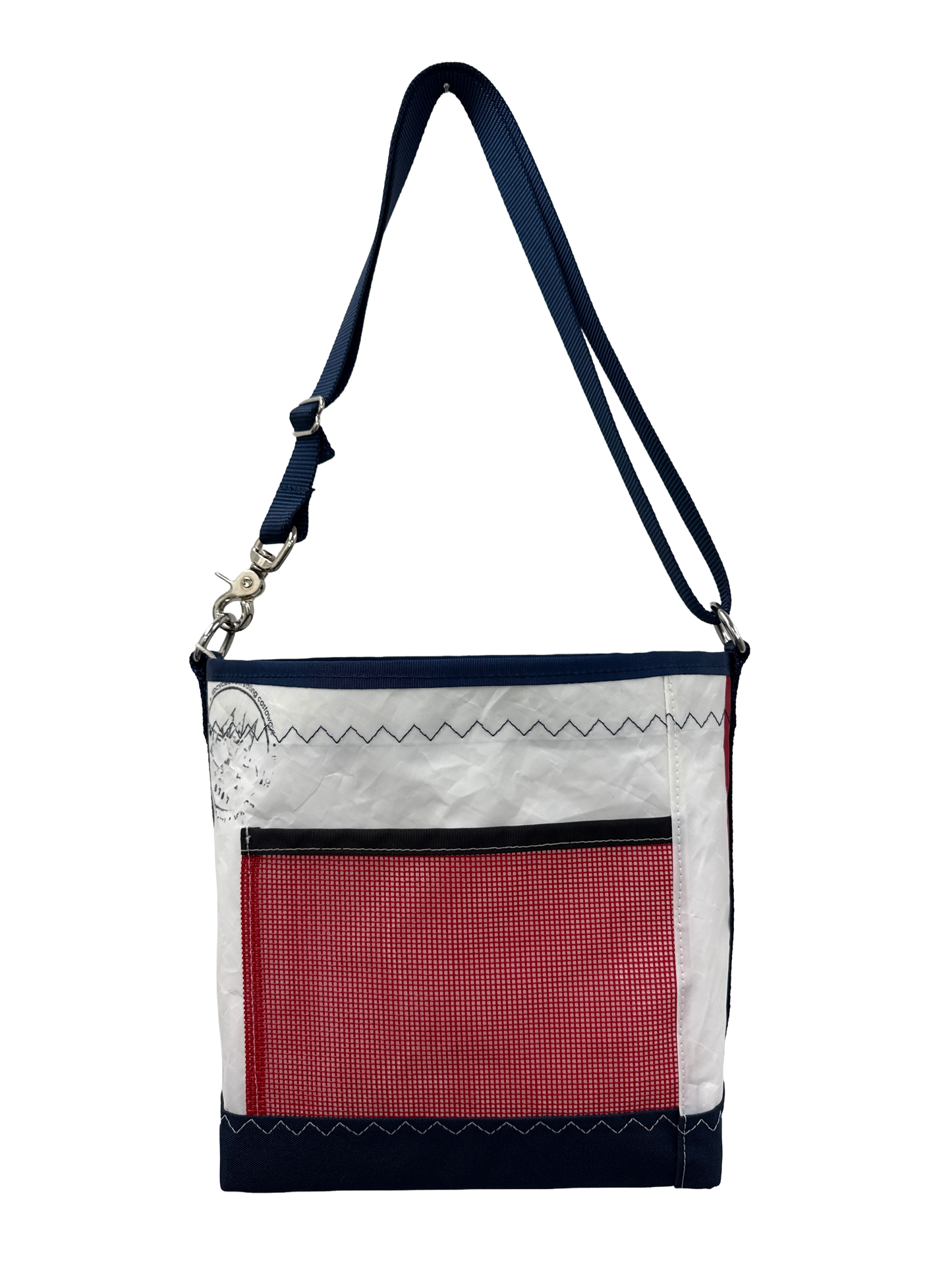 Red & Navy Crossbody Medium