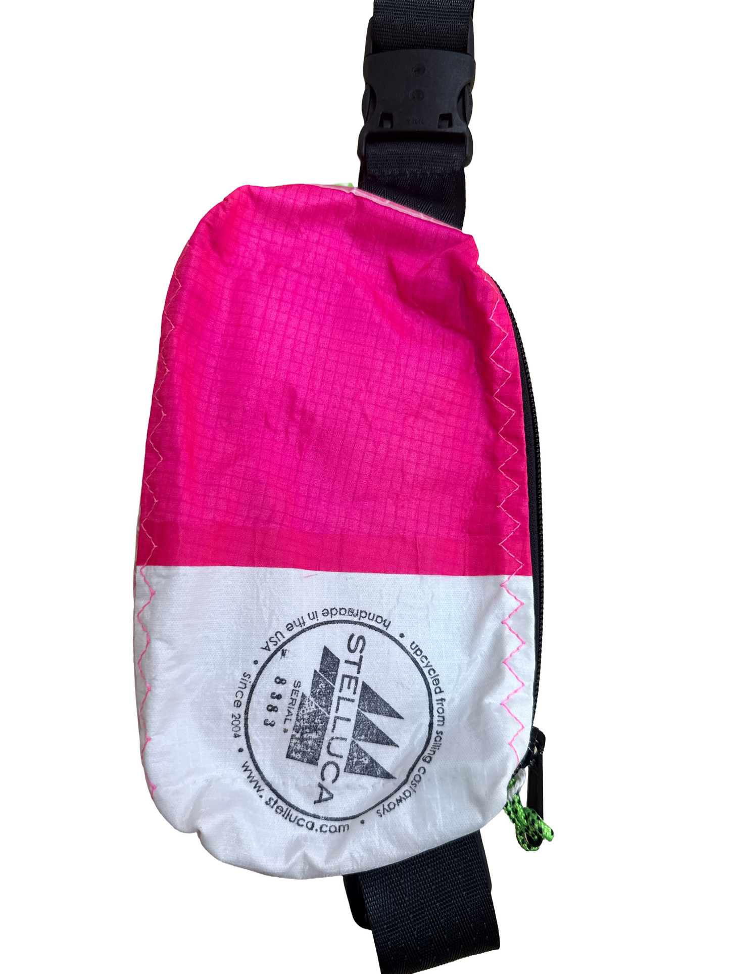 Pink & White Belt Bag