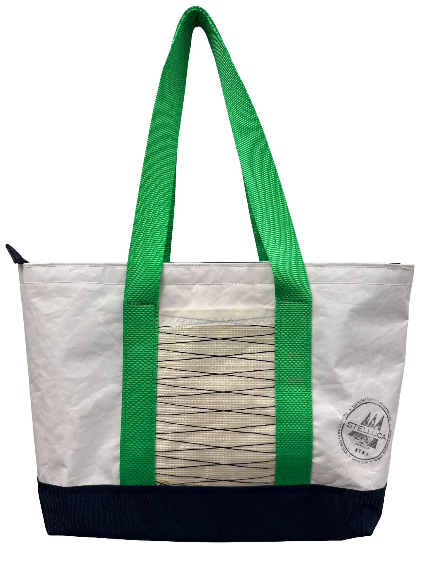 Blue Striped City Tote
