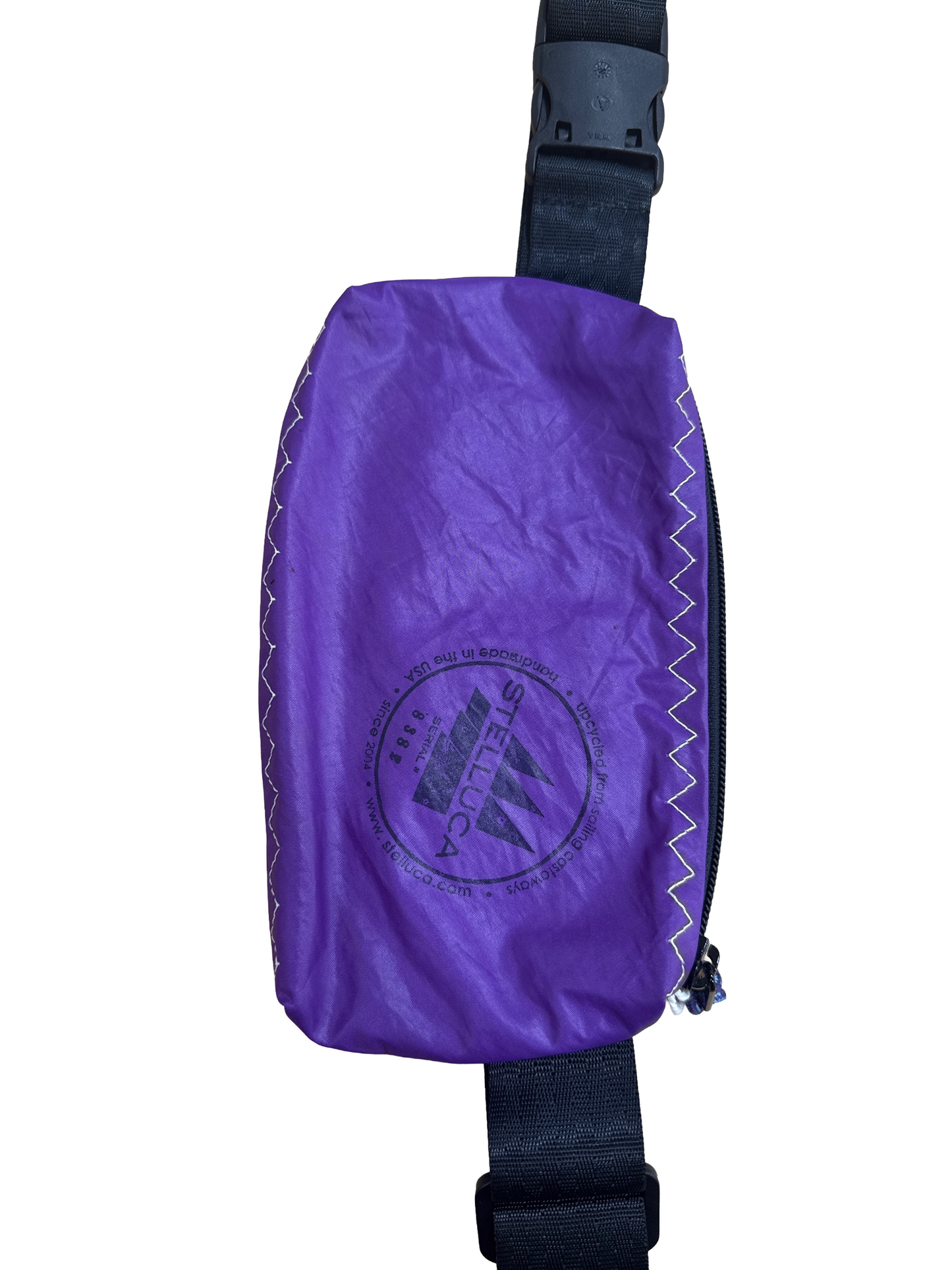 White & Purple Belt Bag
