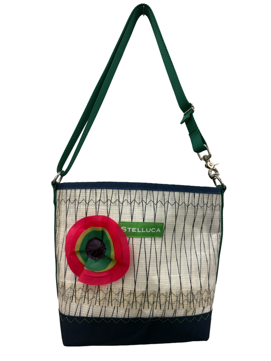 Technical Sail with Spinnaker Flower Crossbody Medium