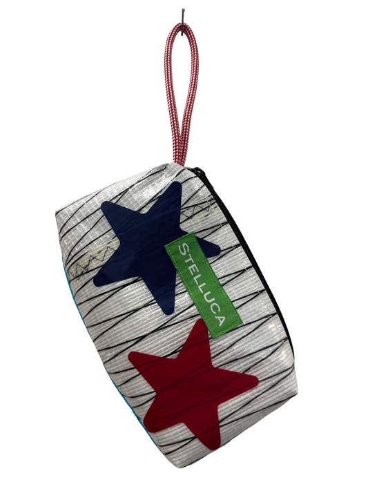 Blue & Red Star Clutch