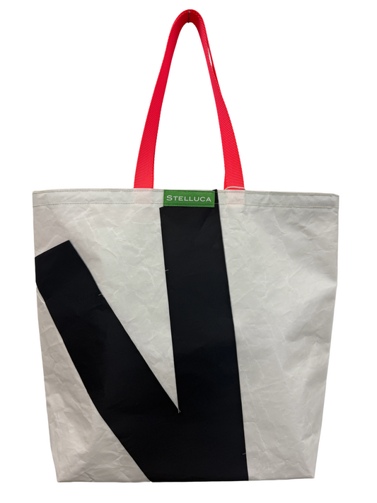 Black V Grocery Tote