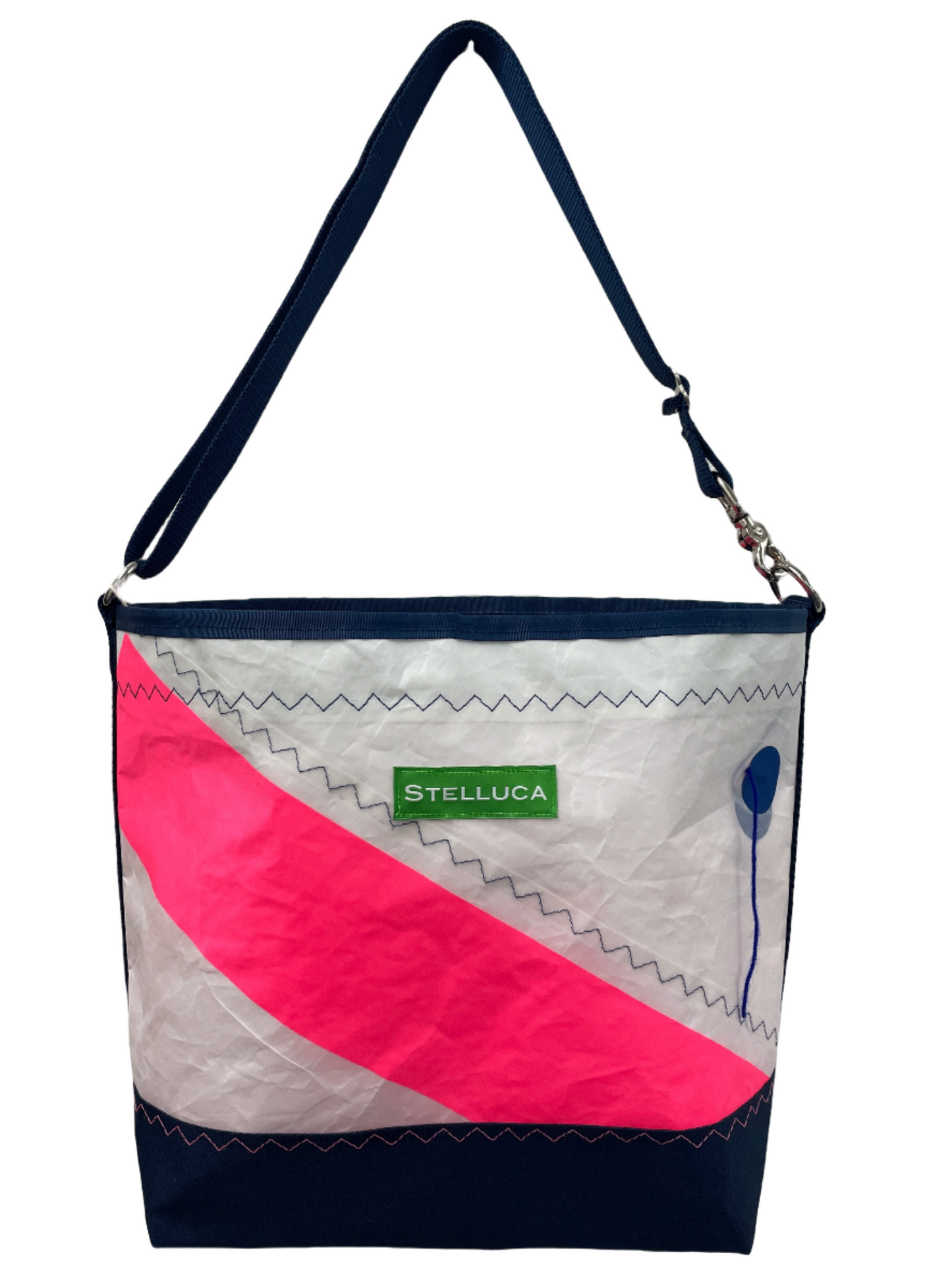 Hot Pink & Navy Crossbody Large