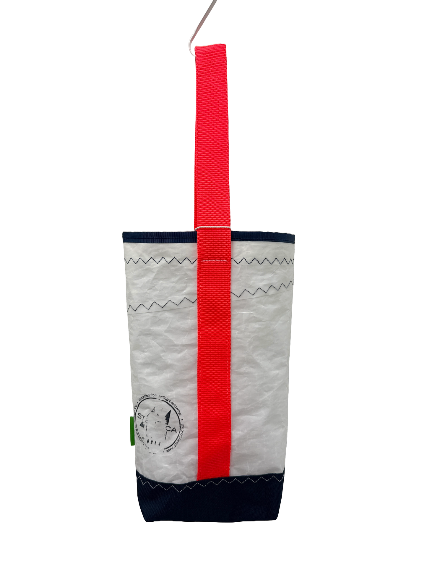Bright Orange/Blue Wine Tote #4