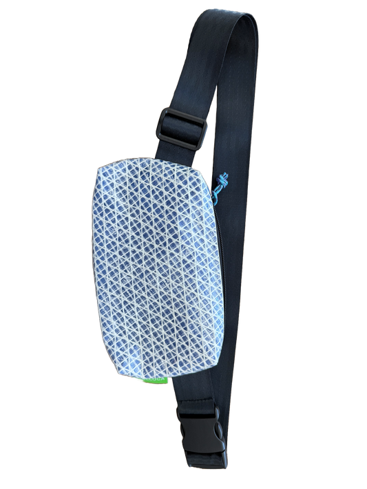 Blue & Purple Belt Bag