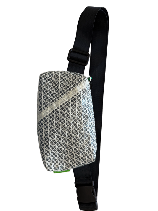 Navy & Green Belt Bag