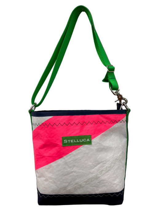 Hot Pink & Navy Crossbody Medium