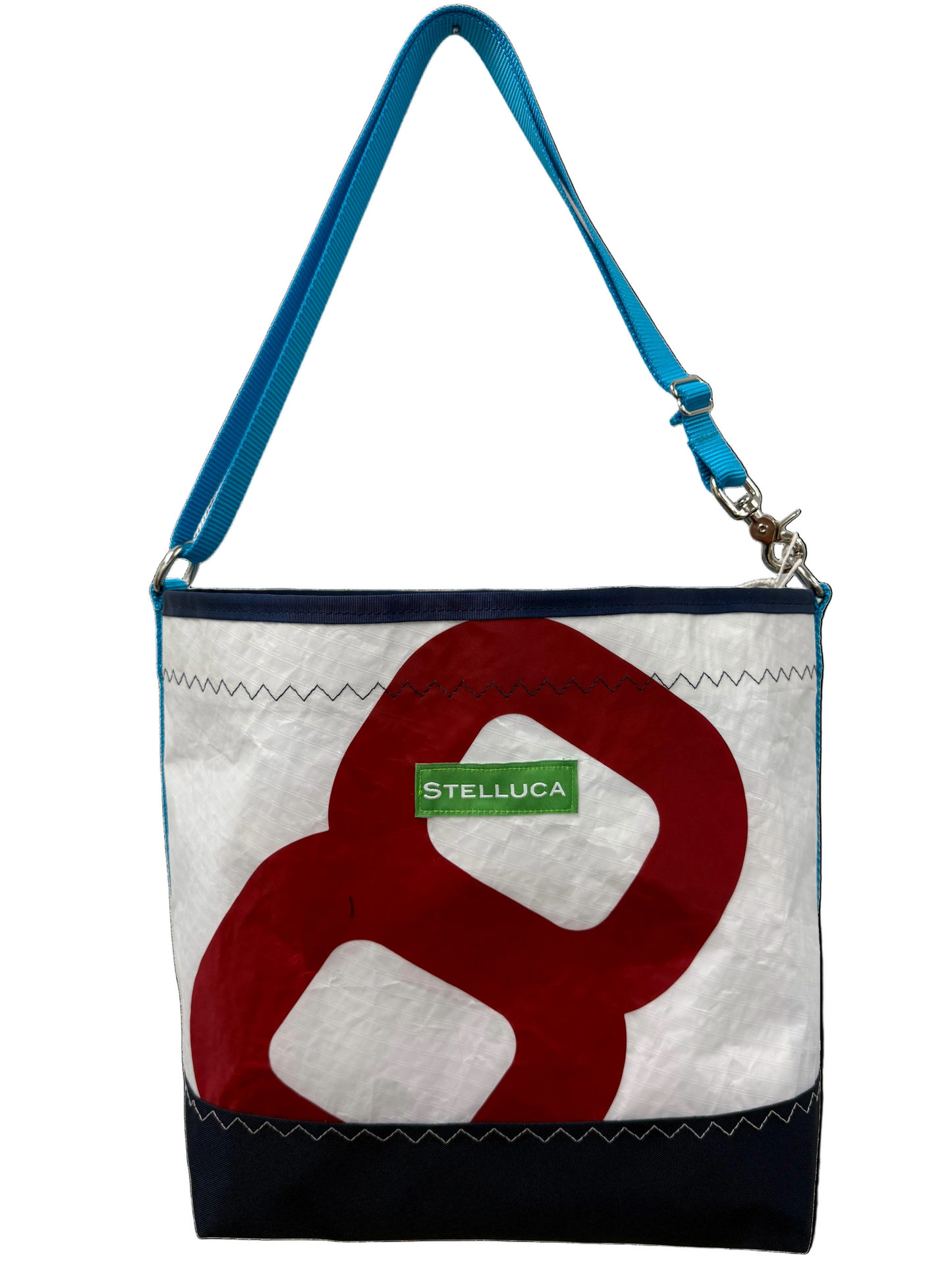 Red & Teal Crossbody Large #8