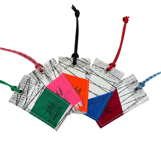 Technical Sailcloth Luggage Tags - Set of 5