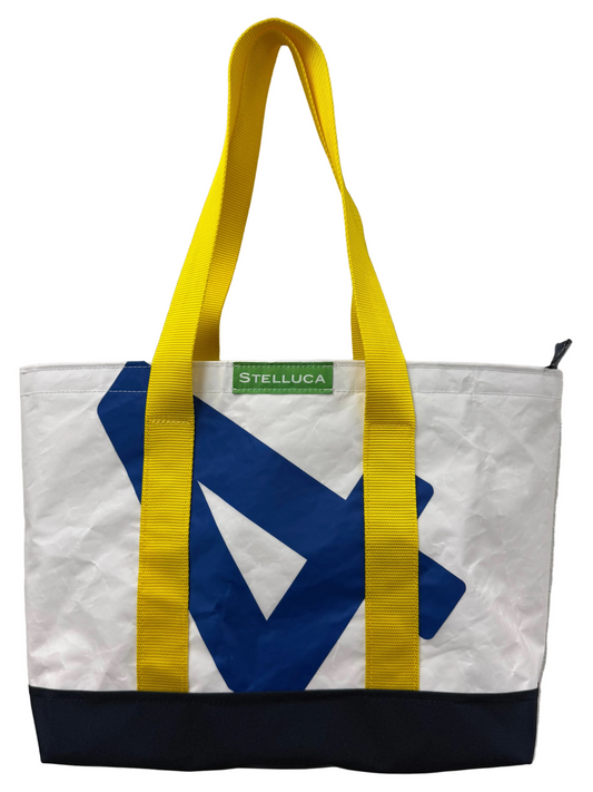 Blue & Yellow City Tote