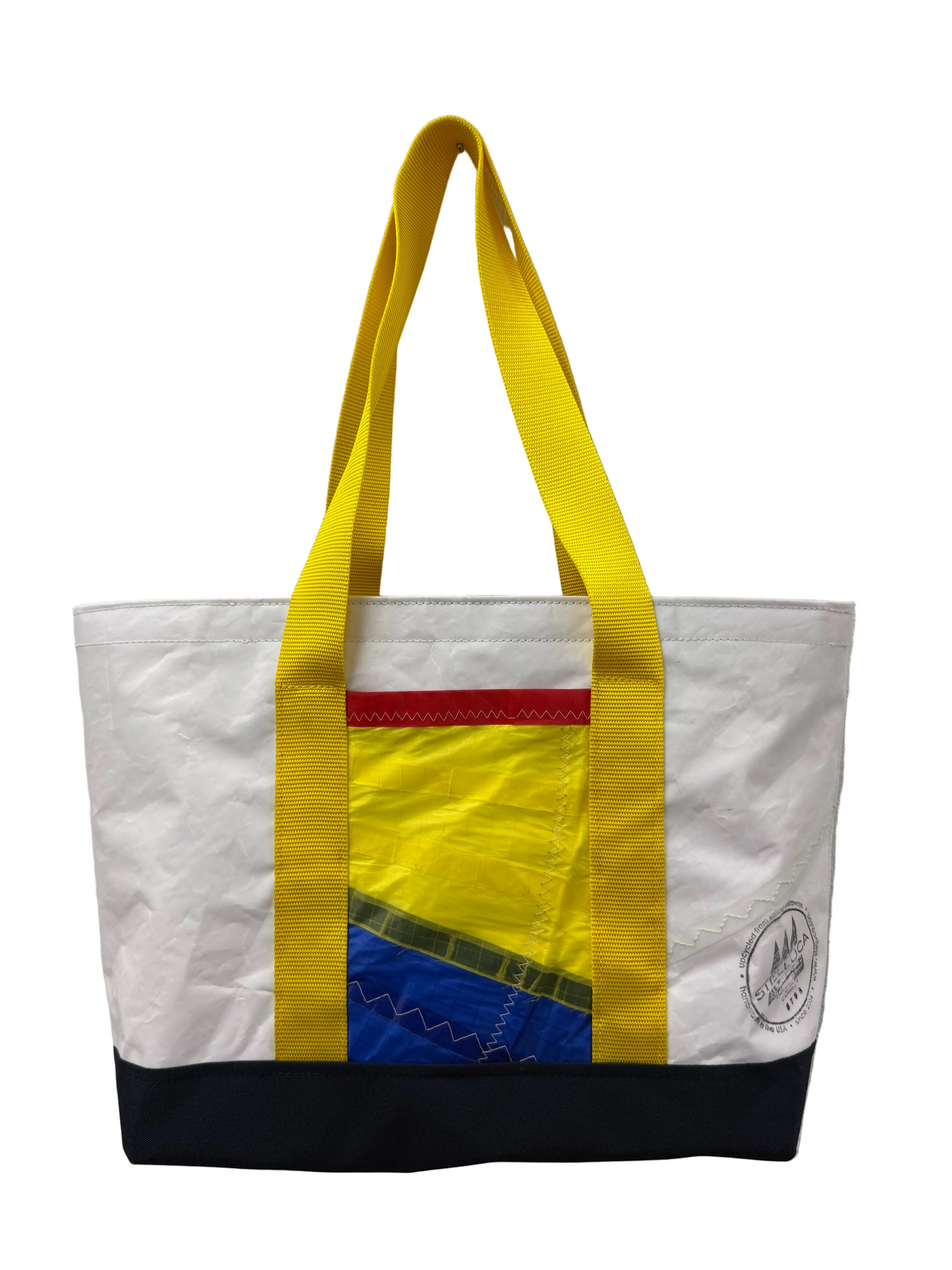 Blue & Yellow City Tote