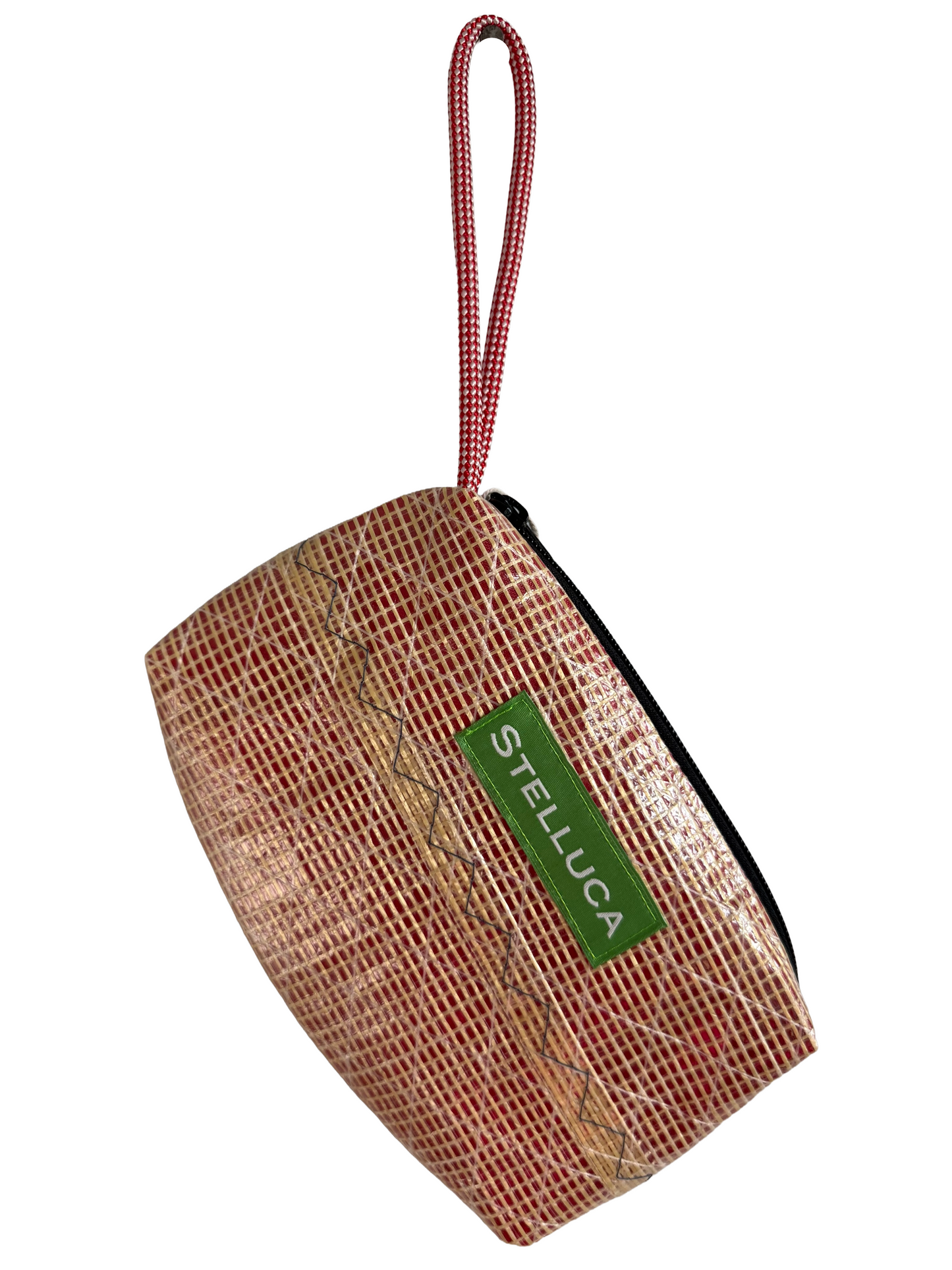 Red & Teal Clutch with Red Strap