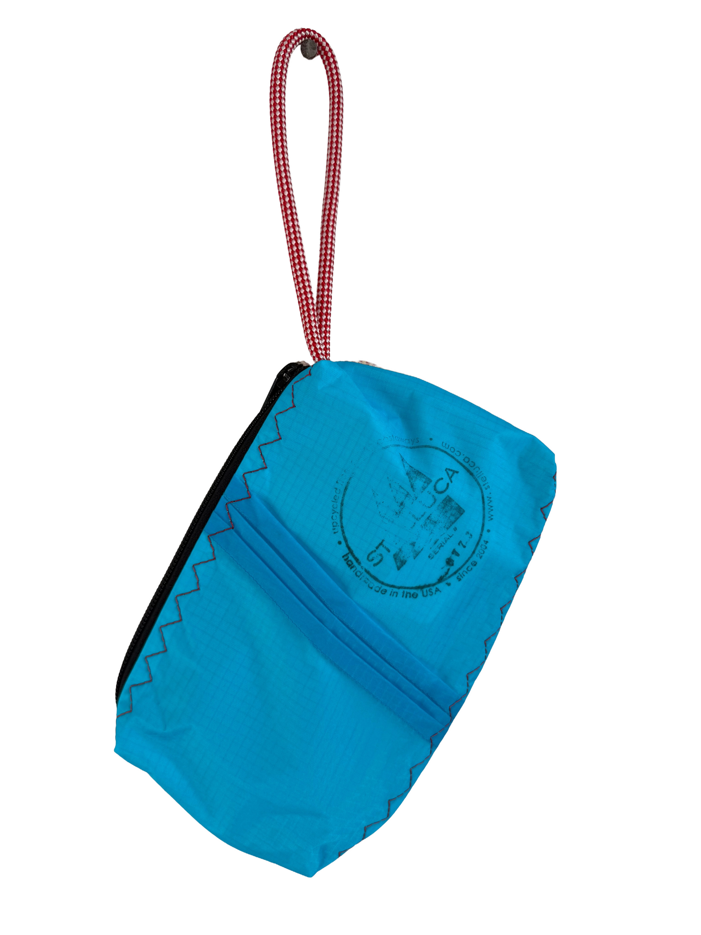Red & Teal Clutch with Red Strap
