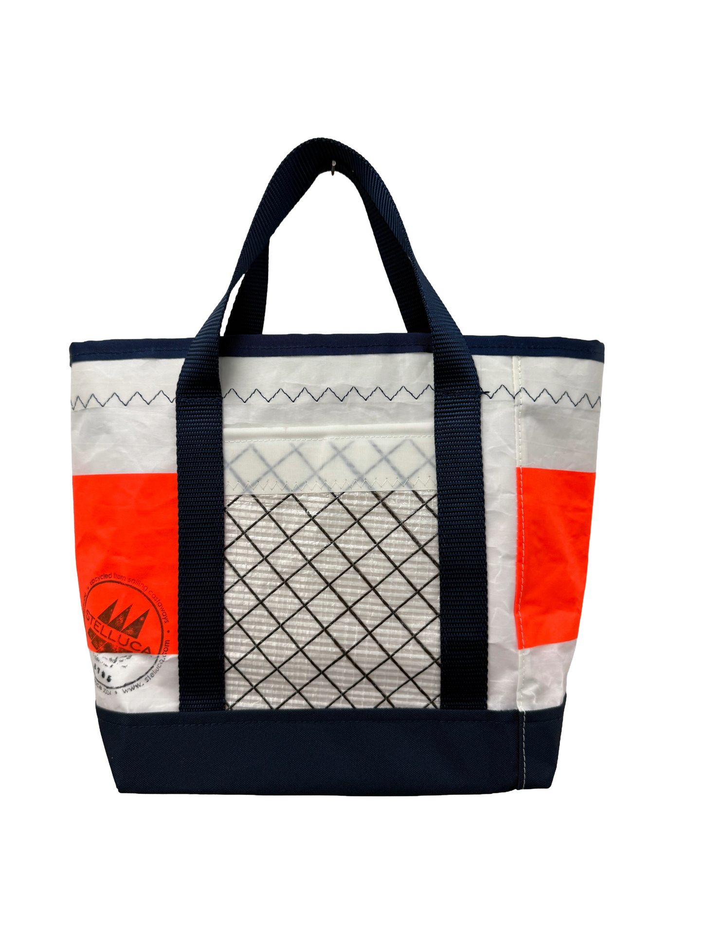 Orange & Navy Mini Tote