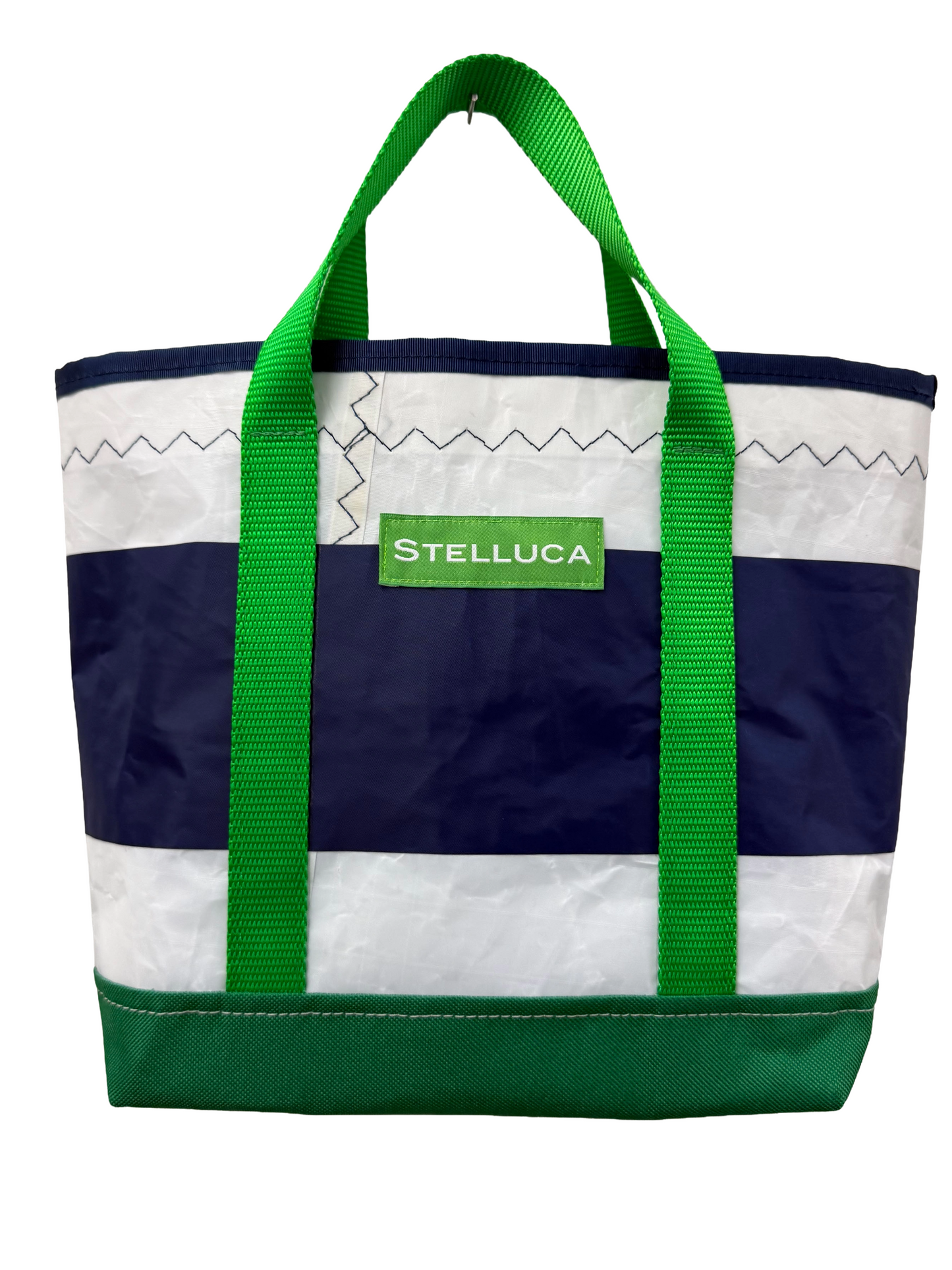 Green & Navy Mini Tote