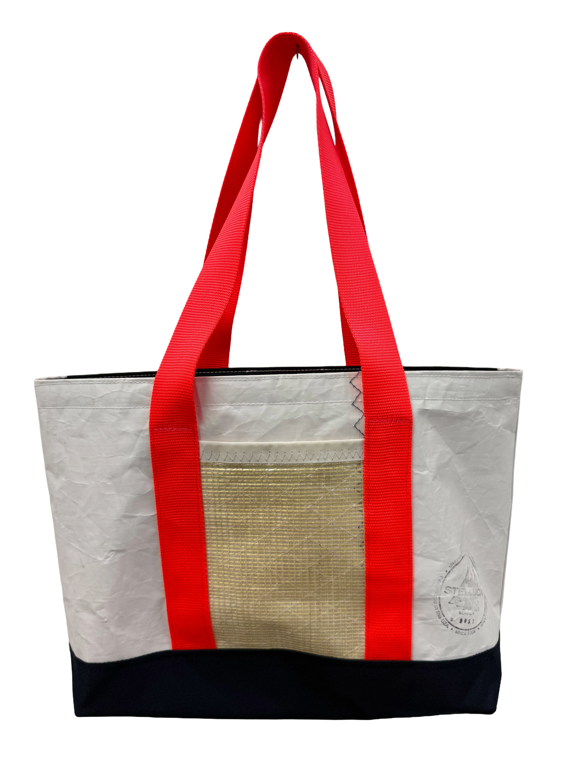 Bright Orange & Navy City Tote