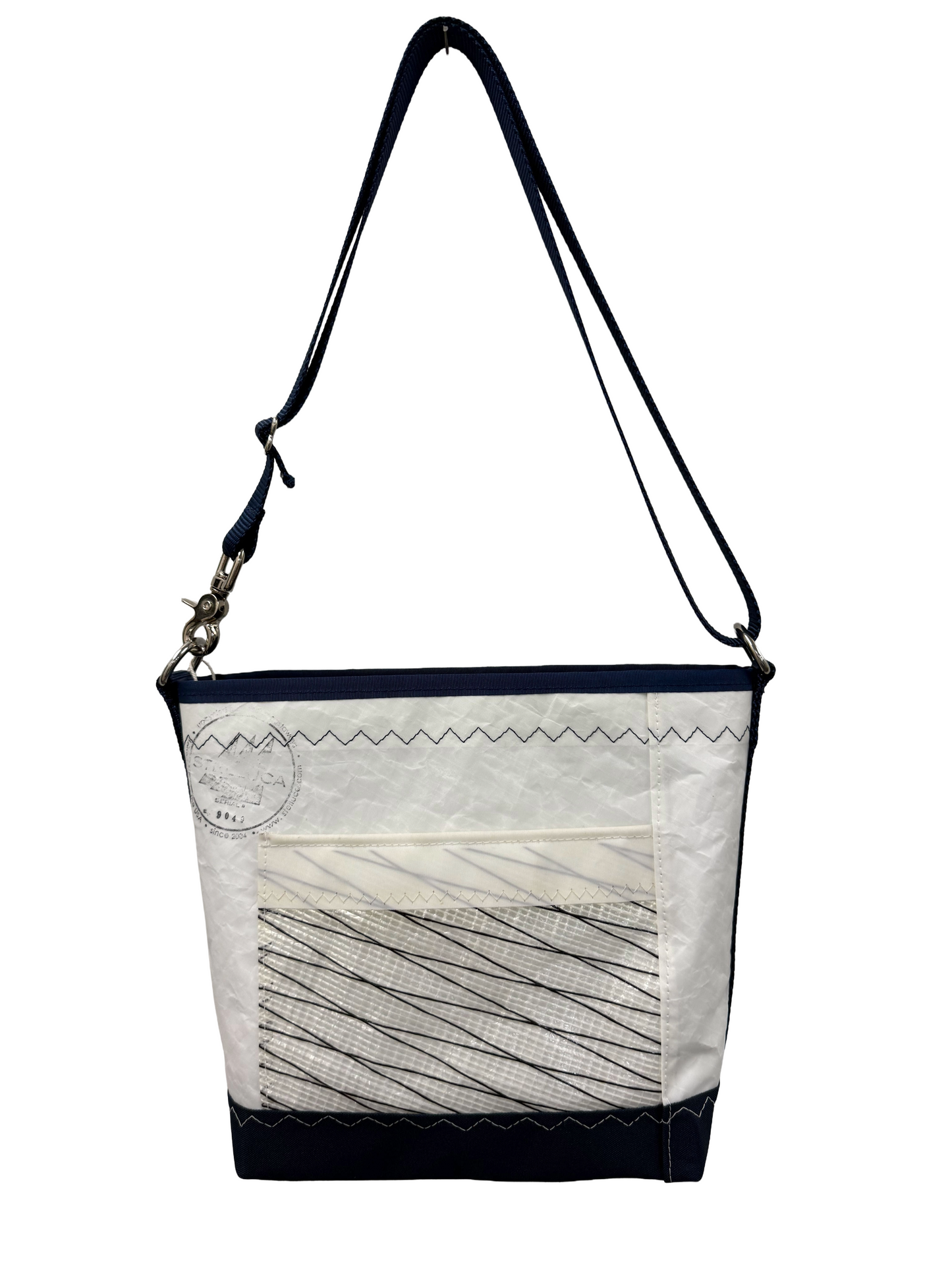 Green & Navy Crossbody Medium