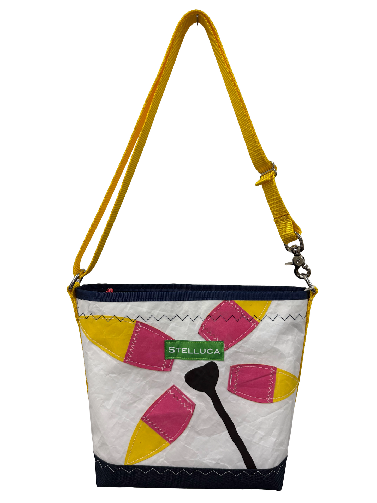 Pink Flower Crossbody Medium