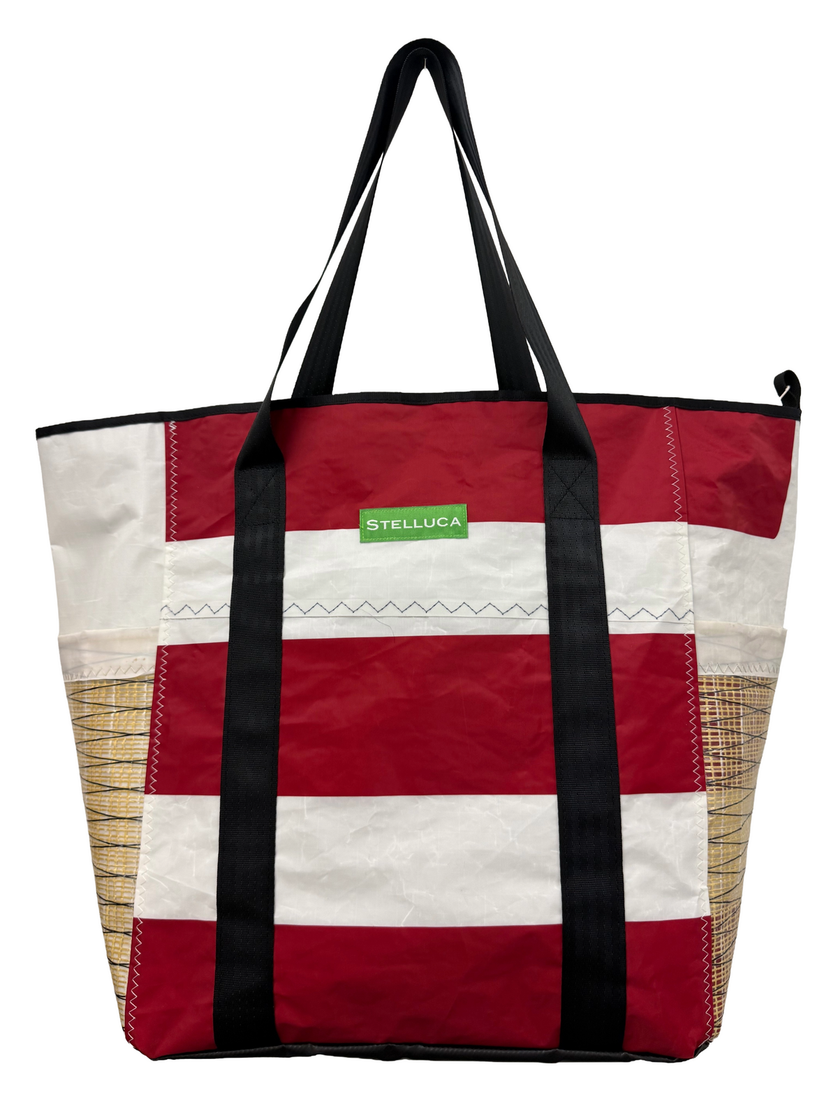 Red Striped Beach Tote