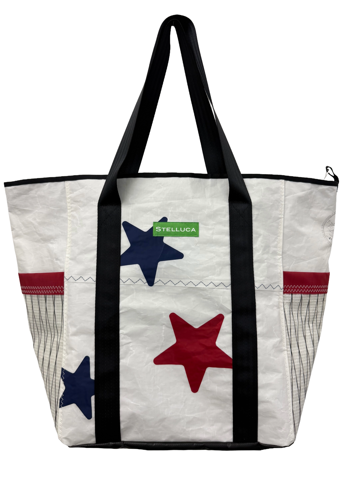 Red & Blue Stars Beach Tote