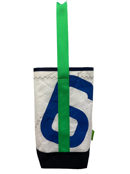 Green/Blue Wine Tote #6