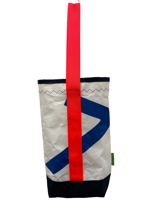 Orange/Navy Wine Tote #7