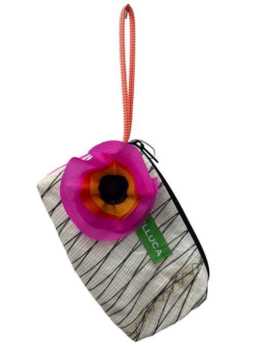 Pink Flower Clutch