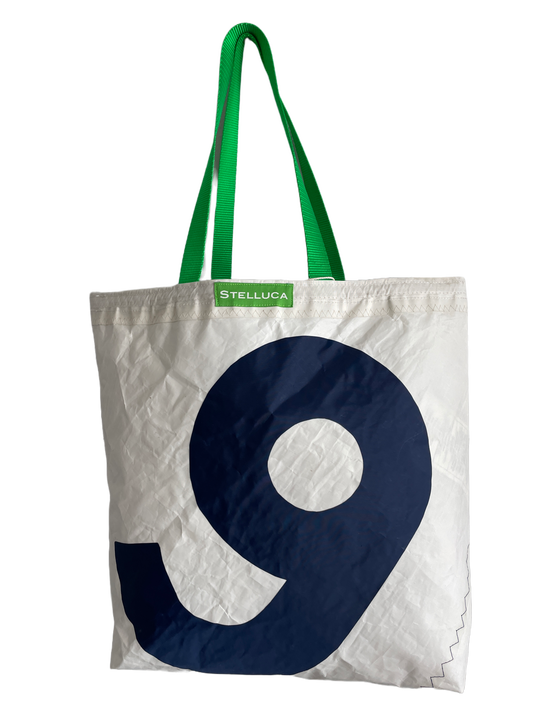Navy Grocery Tote #9