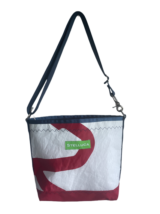 Red & Navy Crossbody Medium