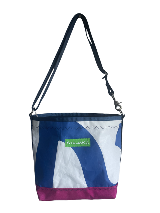 Blue & Magenta Crossbody Medium