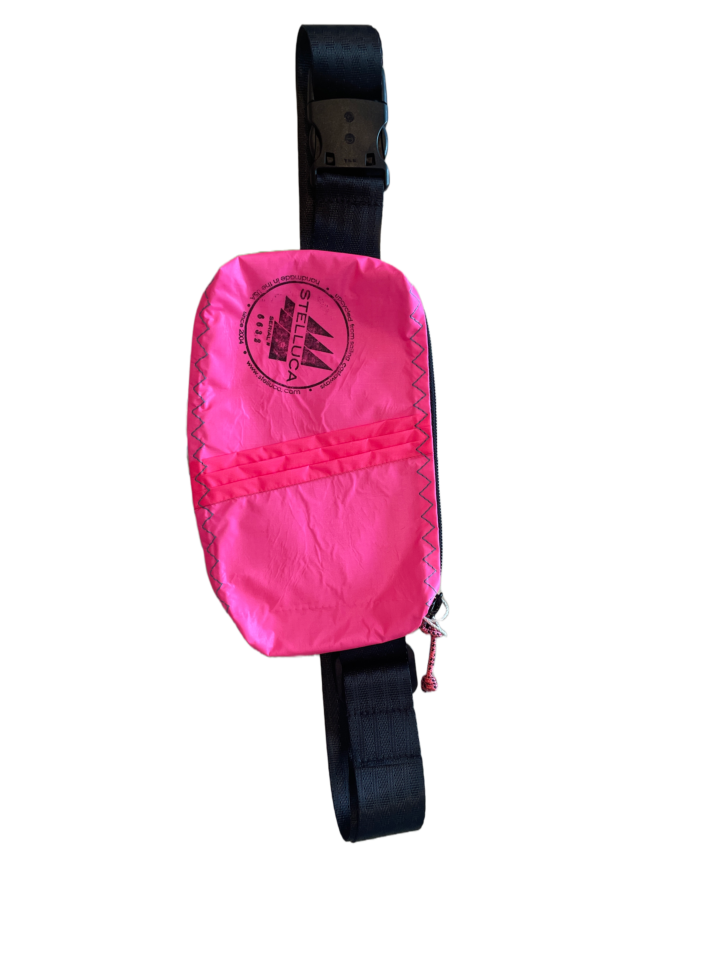 Hot Pink & Blue Technical Sail Belt Bag