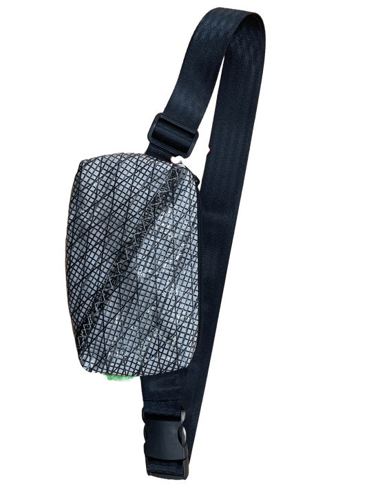 Black & Red Belt Bag