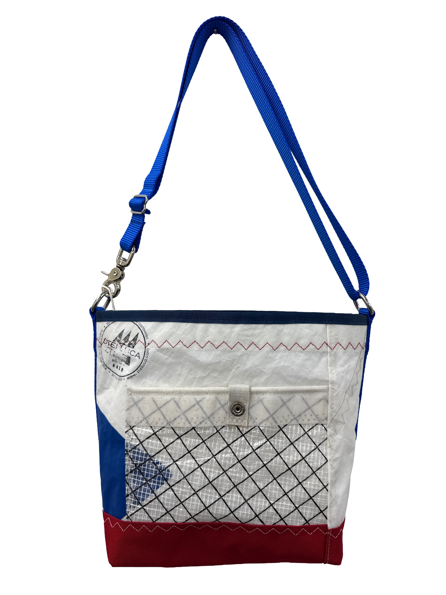 Blue & Red Crossbody Medium #4
