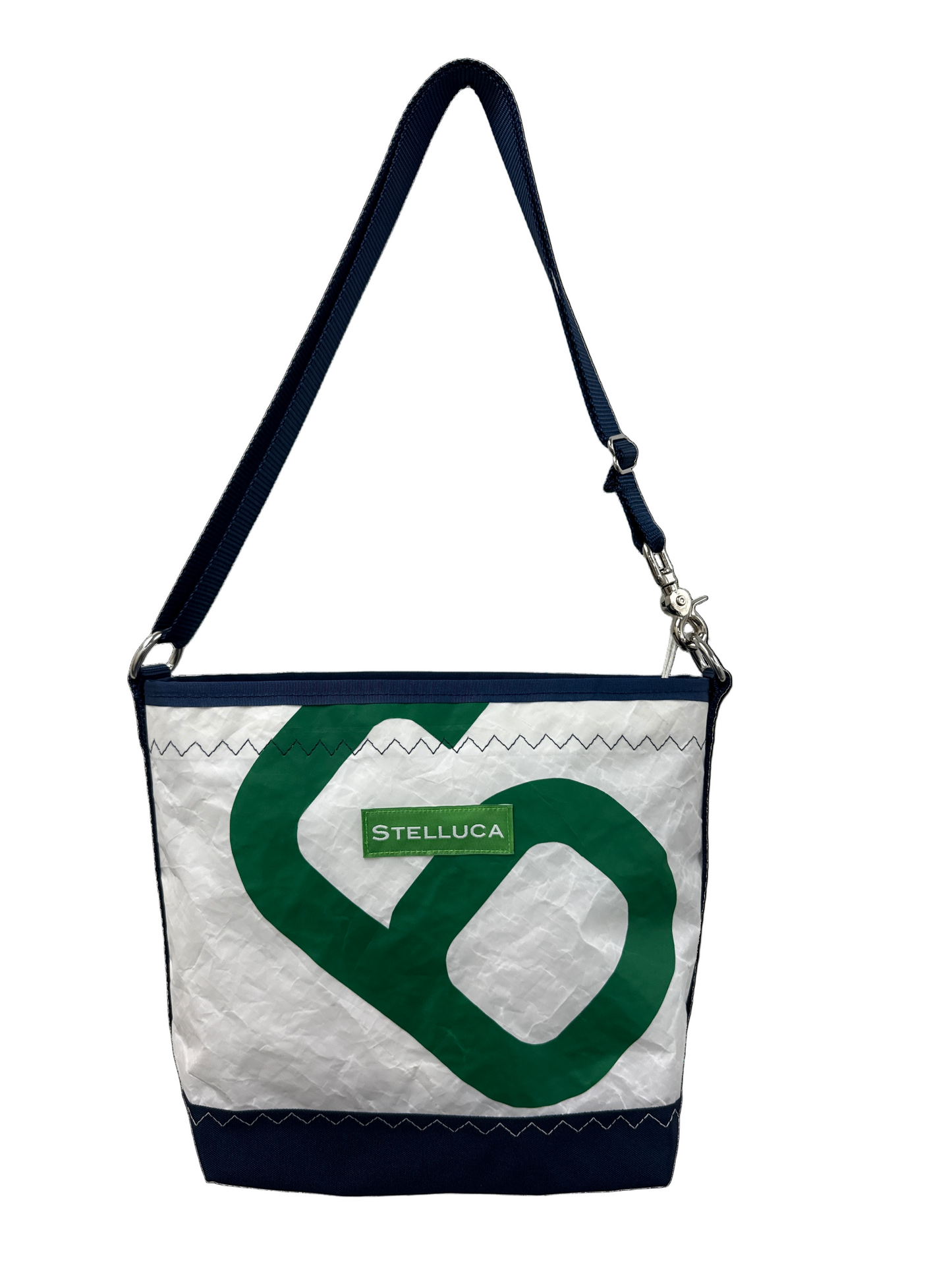 Green & Navy Crossbody Medium #6