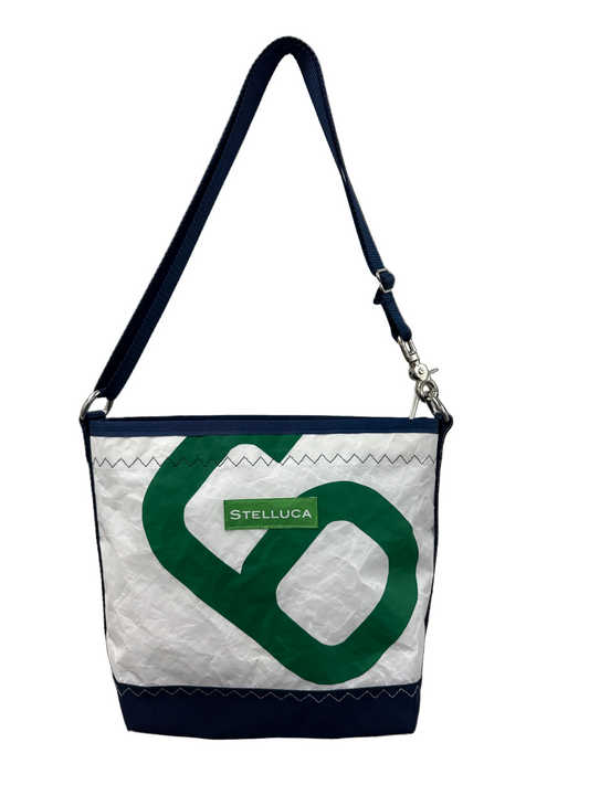 Green & Navy Crossbody Medium #6